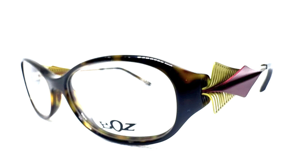 BOZ OPALE BROWN PATENT DESIGN EYEGLASSES FRAME FRANCE AUTHENTIC DESIGNER